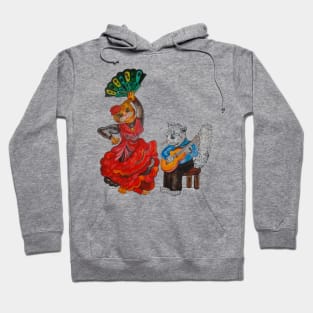 Cats and Flamenco. Hoodie